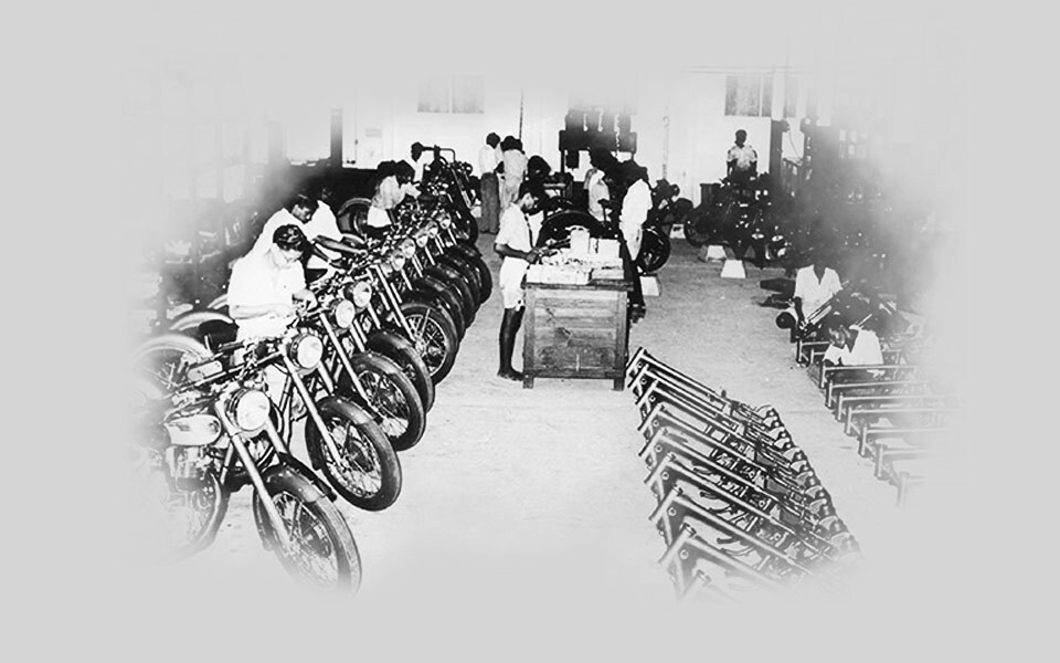 1956-royal enfield factory